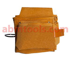 4 Pocket Split Leather Nail & Tool Bag