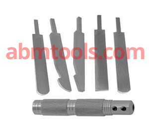 Mini Scrapper & Turning Set - HSS - 5Pcs.