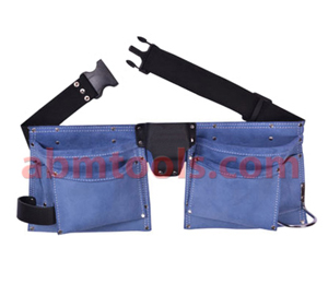 8 Pocket Professional Style Split Leather Carpenter Apron