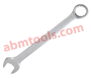 Combination Open & Ring End Spanner - Chrome Vanadium Elliptical Type Satin Finish