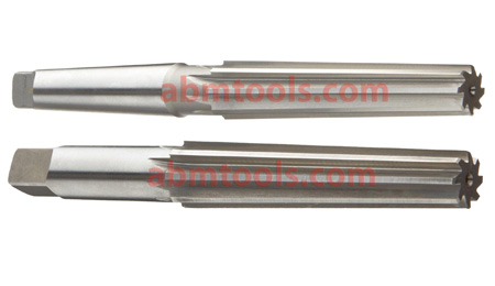 High-Speed Steel Black and Silver Finish 7/8 Size Morse Cutting Tools 21107 Construction Taper Reamer Round Shank