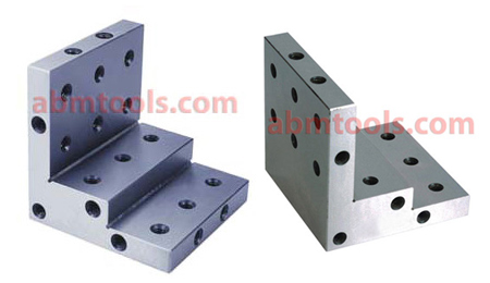 Precision Ground Steel Angle Plate 4 x 4 x 3" With Tapped Holes