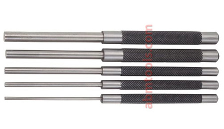 Brand New 8" 5pc Long Drive Pin Punch Set Made in India 