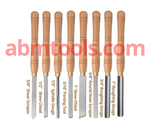 Miniature Chisels Tool Kits - HSS - Set of 8 Pcs.