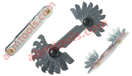 Details about   Thread Gauge Screw Gauge Set Screw Cutting Tools For Measure Screw Pitch For 