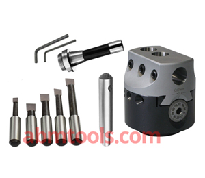 Precision Boring Head Kit 50mm – R8 Shank HSS Boring Tools