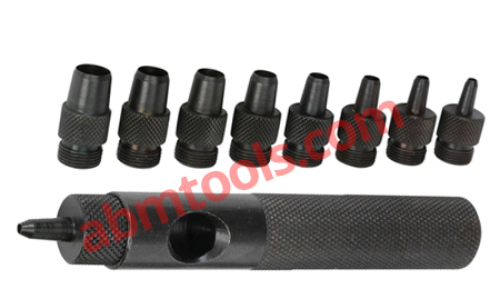 Interchangeable Hollow Punch Set of 10 Pcs - ABM Tools