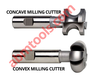 Radius Shank Type Cutters - Concave & Convex