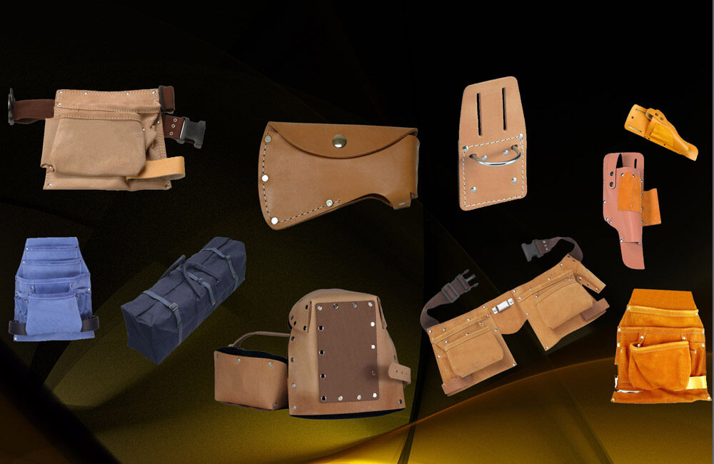 Leather Tool kits, Bags, Apron and Working Gloves