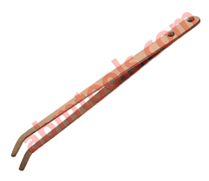 Copper Tong Tweezer with Curved Tips