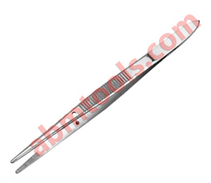 Dental Tweezers - Tweezers with Guided Pins Straight