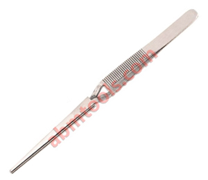 Tweezer Cross Lock (Self Locking Tweezers) Serrated